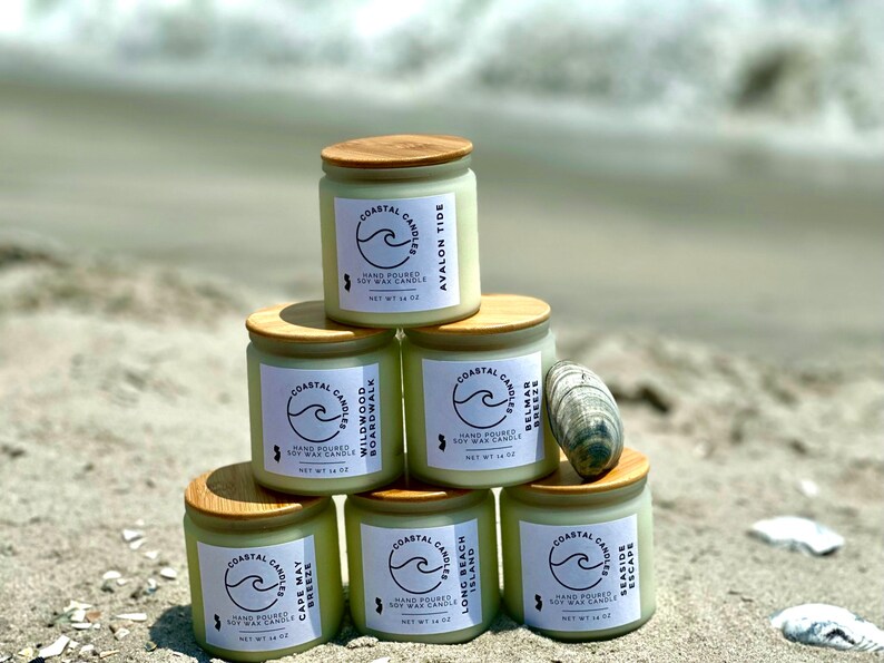 Wildwood Boardwalk Citrus Teak Coastal Candle Eco-Friendly Sustainable Soy Wax Grapefruit & Orange Uplifting Aromatherapy Natural Home Aroma image 7