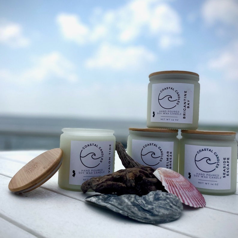 Wildwood Boardwalk Citrus Teak Coastal Candle Eco-Friendly Sustainable Soy Wax Grapefruit & Orange Uplifting Aromatherapy Natural Home Aroma image 5