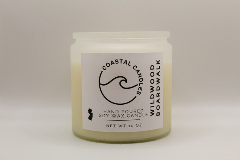 Wildwood Boardwalk Citrus Teak Coastal Candle Eco-Friendly Sustainable Soy Wax Grapefruit & Orange Uplifting Aromatherapy Natural Home Aroma image 2