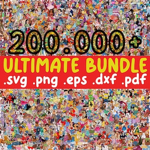 200000+  Mega Bundle, Cartoon Svg, All Files in Entire Shop Svg Png Font Whole Shop Svg Bundle, Holiday Svg, Christmas Svg