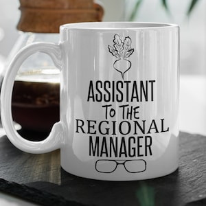 The Office Mug &quot;Assistant To The Regional Manager&quot; 11 oz Ceramic Mug Gift Valentines Gift