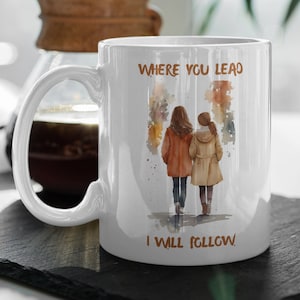 Where You Men I Will Follow Luke's Stars Hollow Connecticut Gilmore Girls TV Show Mug automne This The Season, Mug en céramique de 11 oz
