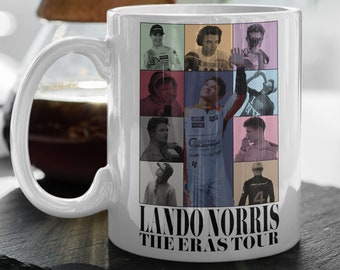Lando Norris The Eras Tour Lando Norris Fan F1 Formule 1-fan cadeau Norris koffiemok witte 11 oz keramische mok cadeau valentijnscadeau