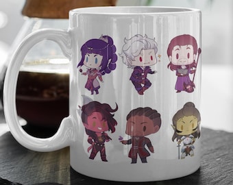 Baldur's Gate 3 Characters  Astarion Mug  Gale Mug  Karlach Mug  DnD Mug  Vampire Mug, Baldurs Gate Fan Gift, Baldurs Gate Coffee Mug