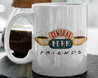 Central Perk Friends Design TV Show Friends 11 oz Ceramic Mug Gift Valentines Gift