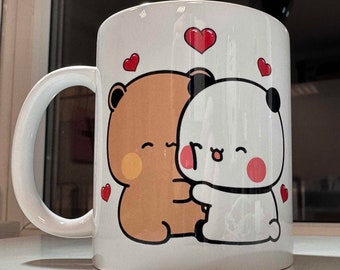 Bubu And Dudu Coffee Mug  Valentine Gift  Cute Gift  Cute Mug Gift  Happy Valentine&#39;s Day Gift 11 oz Ceramic Mug Gift Valentines Gift