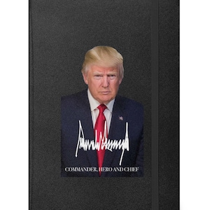 Trump and Signature Notebook Gift for Trump Fan and Supporters