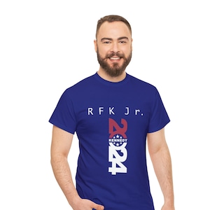 KENNEDY RFK Jr. for President  2024 Custom Tee Front & Back Print Style Unisex T Shirt Gift