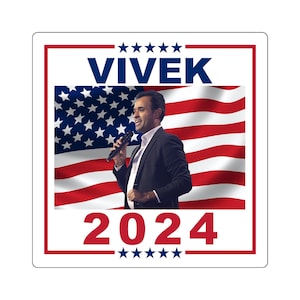 VIVEK for President 2024 Square Stickers