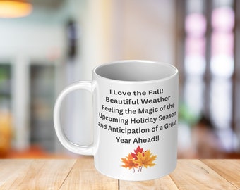 Celebrate Fall with This Awesome Mug, fall mugs, Fall Cups, Fall Leaves Mug, Autumn Mugs, Custom Mug, Leaves Changing Mugs, Mug, Festive Cup
