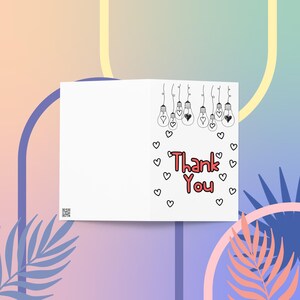 Heart Doodle Thank You Card