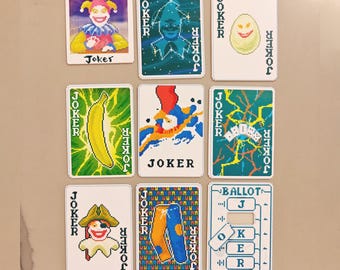 Balatro Joker Card Fridge Magnets: Pixel Art Video Game Decor