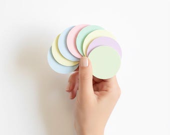 25 Acrylic Circle Blanks (SELECT SIZE & COLOR ) 1/8 Thick - laser cut With Polished Edges Plexiglass