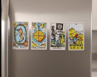 Universal Rider Waite Tarot Card Fridge Magnets