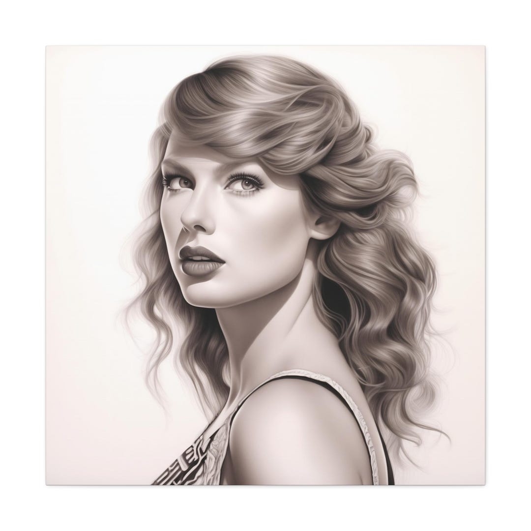 Taylor Math Portrait Taylor Portrait Canvas Print: Matte Stretched Wall Art - Etsy