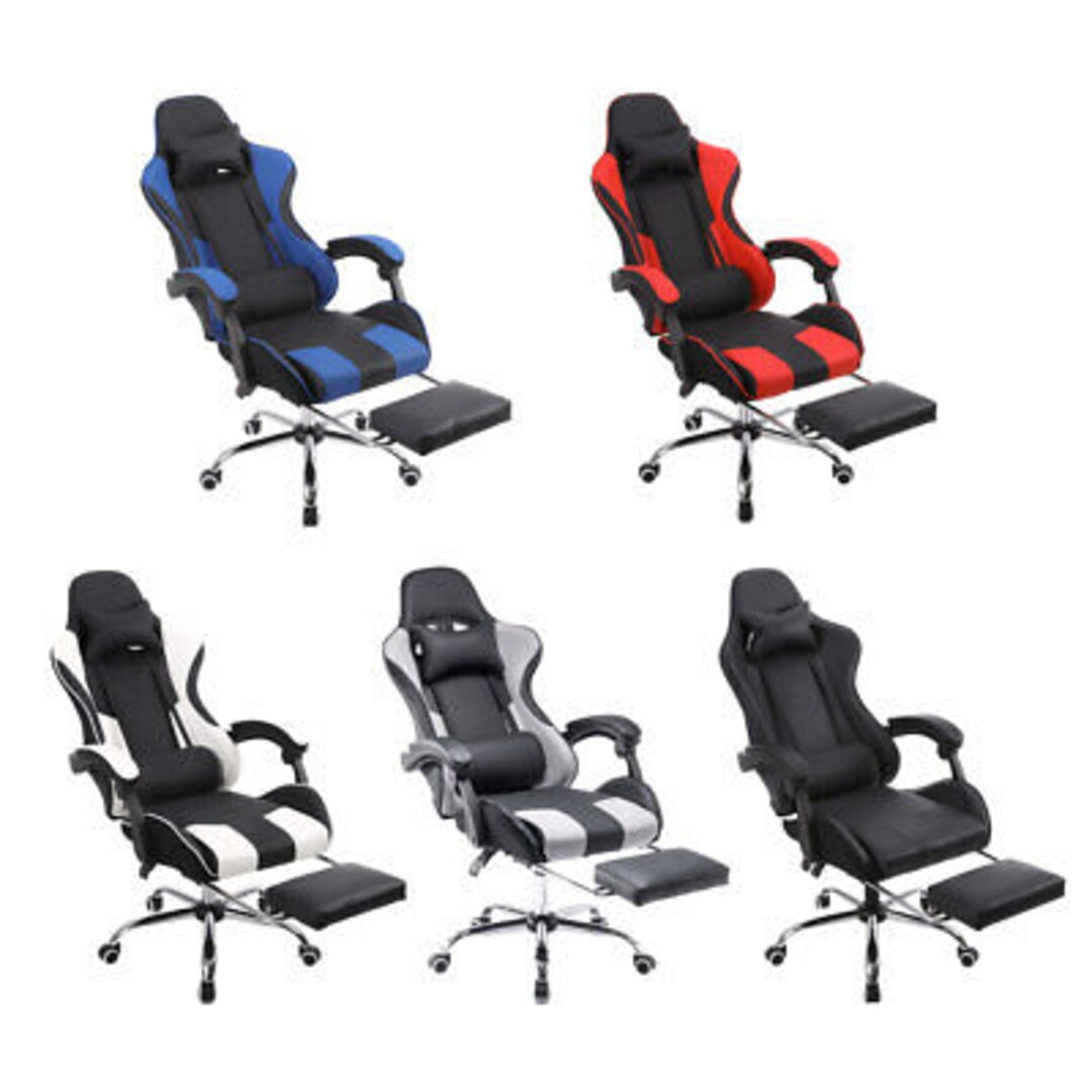 Swivel Reclining Gaming Chair Racing Office Chair With Etsy