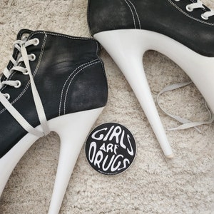 Girls Are Drugs Vinyl Sticker - Exotic Pole Dancer Art image 3
