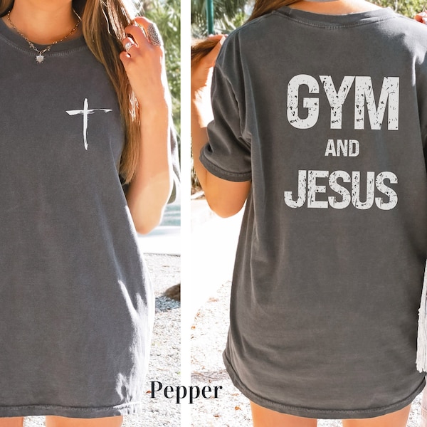 Gym and Jesus Shirt, Christian Pump Cover, Jesus Shirt, Bodybuilding, Christian Shirt, Christian Activewear, Gym Shirt, Workout Shirt, Shirt