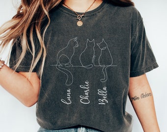 Custom Cat Name Shirt: Personalized Pet Lover Gift