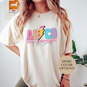 Teacher Shirts ABCD, 5th Grade shirt, Fifth Grade Teacher Shirt, Fifth Grade Shirt, 5th Grade School Shirt, New Teacher Gift, Teaching Shirt