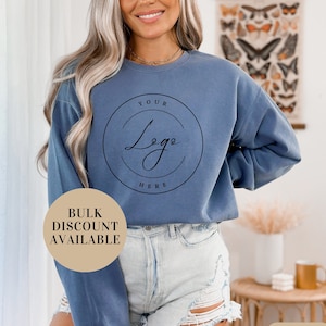 Custom Logo Sweatshirt, Small business sweatshirt, Business Logo Sweater, Custom School Logo Shirt, Business Logo Shirt, Custom Brand Shirt
