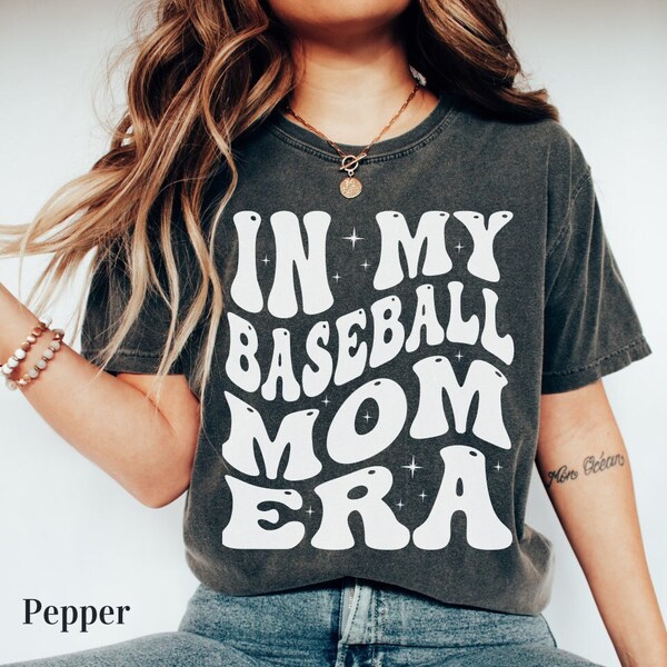 In my Baseball mom era Shirt, Baseball Tis The Season Shirt, Mom Baseball Shirts, T-Mom Shirt, Family Baseball tee, Mothers Day Gift, t-ball