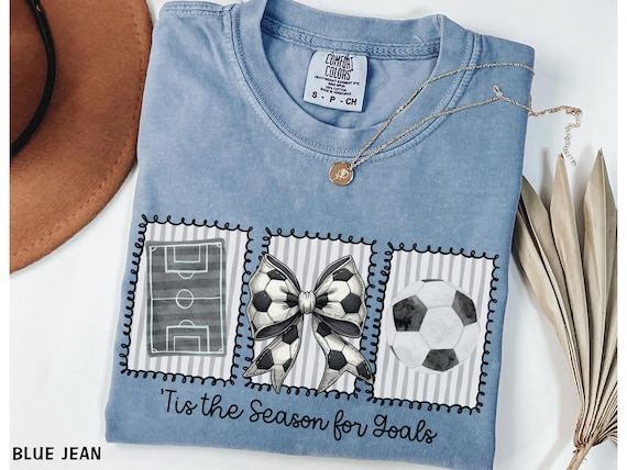 Comfort Colors® Soccer Mom Shirt, Soccer Mom Gifts, Soccer Mama Tee, Soccer Mom Tee, Coquette Soccer Season  Shirt, Retro Game Day Shirt