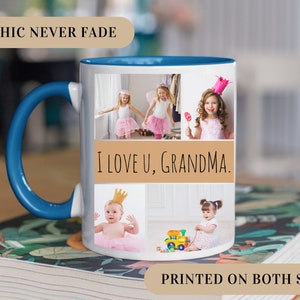 Mug grand-mère personnalisé, Mug photo personnalisé grand-mère, Mug photo grand-mère, cadeaux grand-mère des petits-enfants, cadeau de Noël grand-mère, tasse grand-mère, cadeau maman image 5