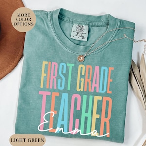 Custom First Grade Tshirt, First Grade Teacher Shirt, 1st Grade Teacher Shirt, Elementary School Shirt, 1st Grade Team Shirt, Teacher Group