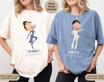 Custom Bride Shirt, Custom Bachelorette Shirt, Luxury Bachelorette Shirt, Bachelorette Party Face, Bride gifts personalized, Bridal Party