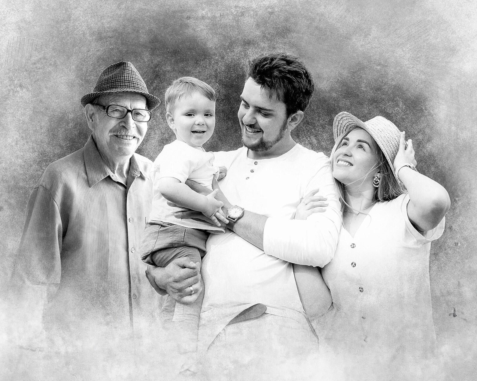 Combine Photos, Add Deceased Loved One to Photo, Add Person, Custom Gift and Memorial Art, Gift