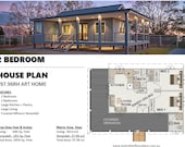 Small Home Design #97.96RH ART HOME – 2 Bed + 2 Bath Country Cottage | 664 Sq. Ft Consultation Set