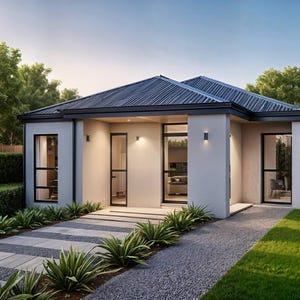 Plan#163 NB: 26' x 65'  - Sleek and Spacious / Narrow Lot Home Designs for Modern Living - SKINNY HOUSE