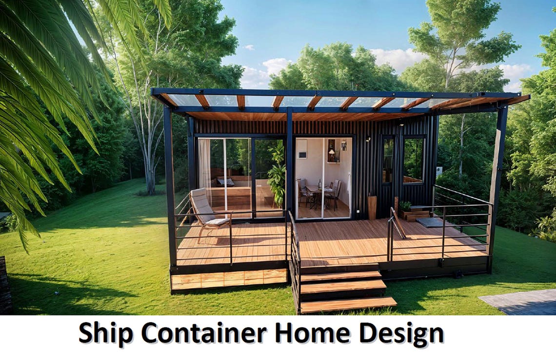 House Plan 479 LH: Argus- Shipping Container Architectural Plans 16' X ...