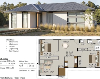 住宅のプランニング 4 ベッドルームの住宅プラン、2549 平方フィートまたは 236