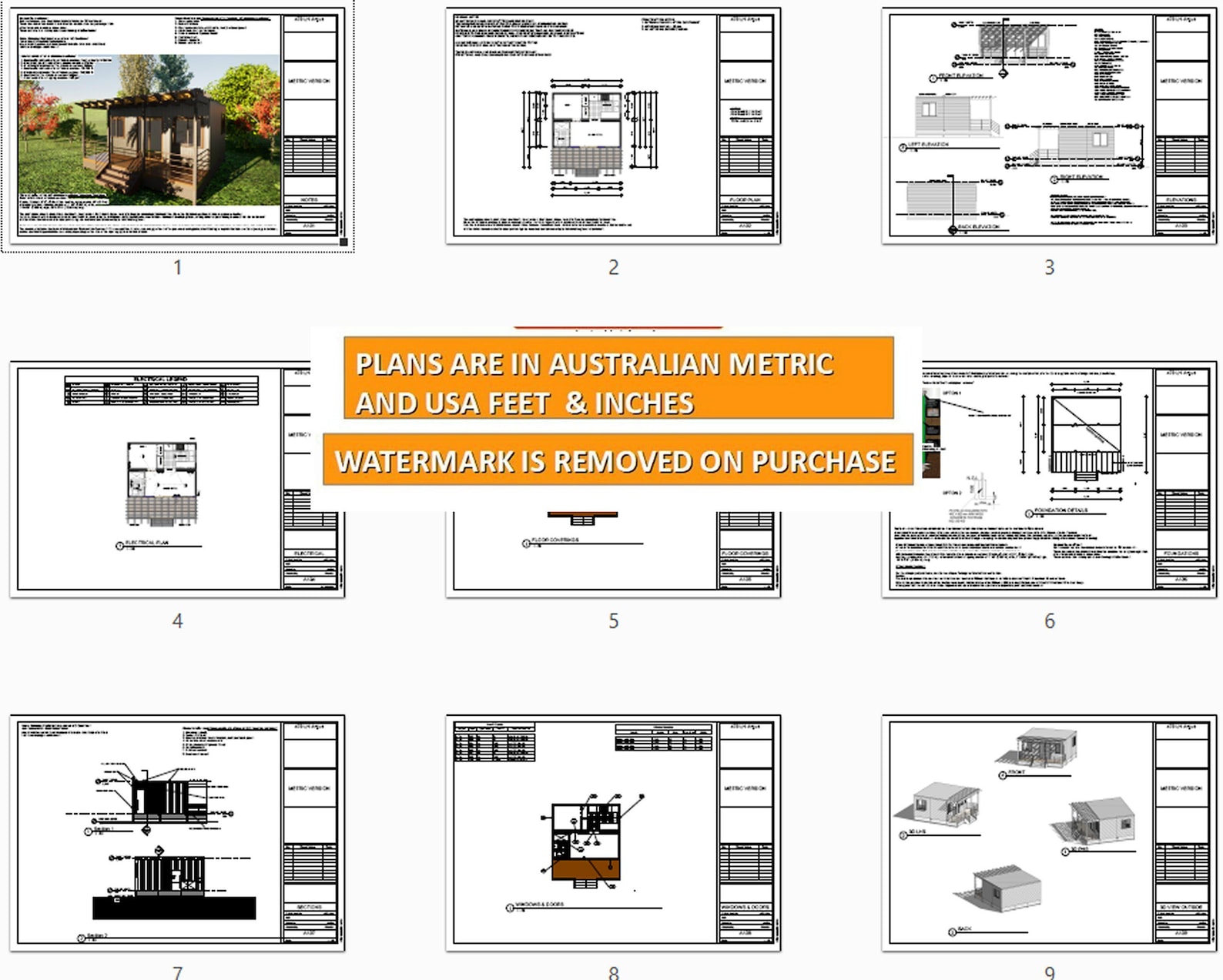 House Plan 479 LH: Argus- Shipping Container Architectural Plans 16' X ...