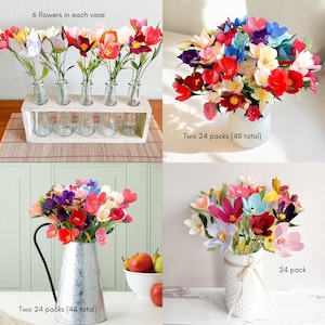 Paper Wildflower 6 Pack - Etsy