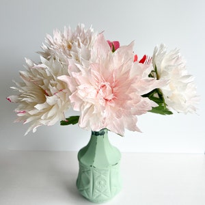 Stelo di Dalia di Carta - Fiori di Carta per un Bouquet
