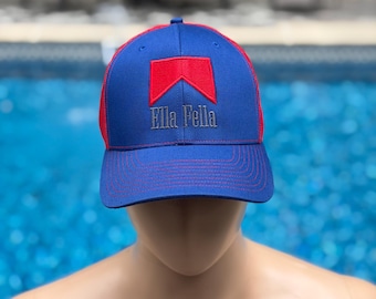 Ella Fella Cap (Red/Blue)