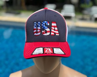 USA/flag Flexfit Hat