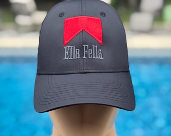 Ella Fella Cap (Black/red)