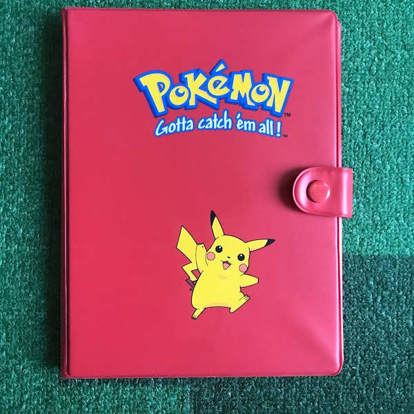 Pikachu Card Binder Etsy