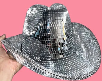 Llamativa bola de discoteca con espejo, sombrero de vaquero, Renacimiento