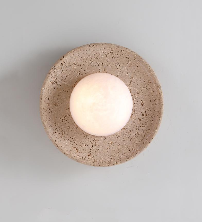 ZENORA Wall Light | Stoneware Earthenware wall light sconce globe