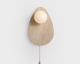 Travertine Wall Lights Stoneware