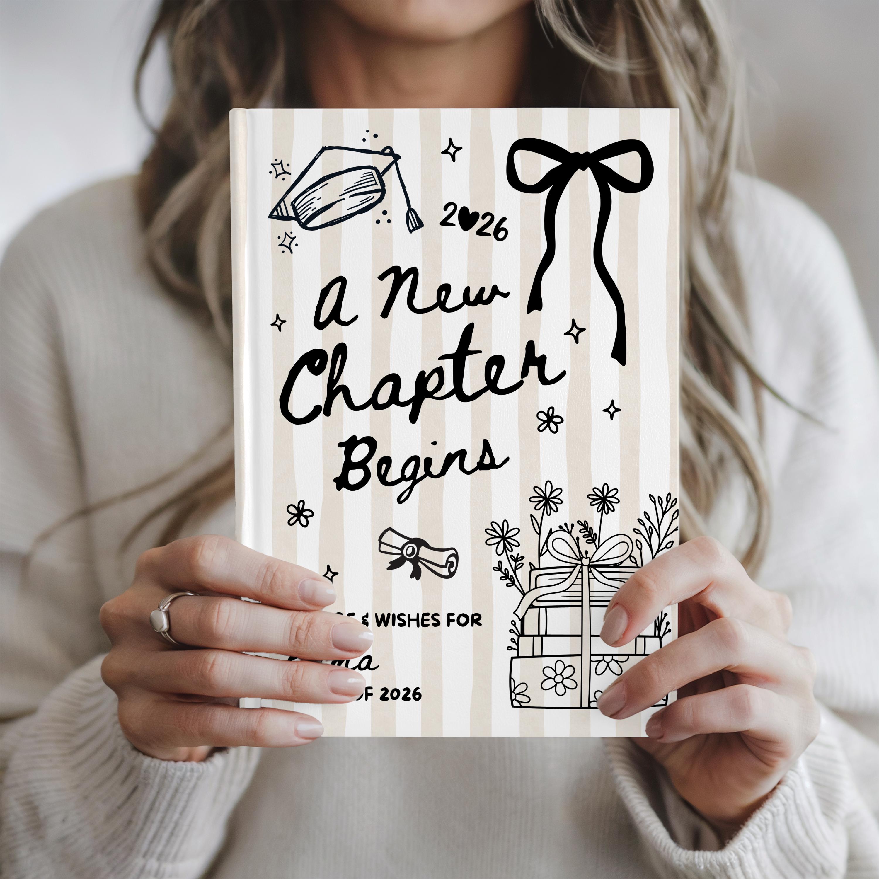 Personalized New Chapter Graduate Book, Custom 2026 Graduation ...
