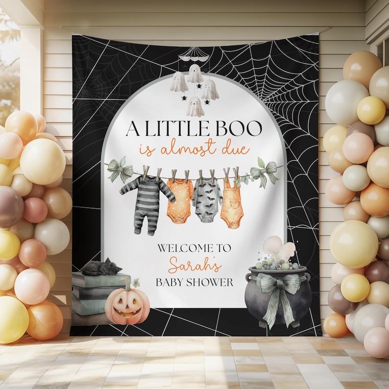Halloween Little Boo is Almost Due Theme, Fall Themed Baby Shower ...
