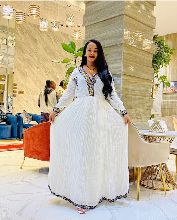 Astonishing Traditional Habesha Dress /Ethiopian and Eritrean Habesha Dress