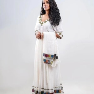 Traditional habesha dress /Ethiopian and Eritrean habesha dress