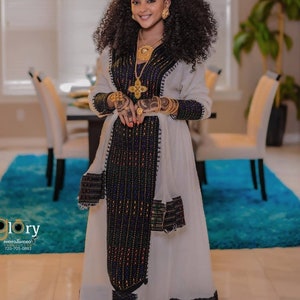 Gorgeous Axum Fetil  traditioanl habesha dress